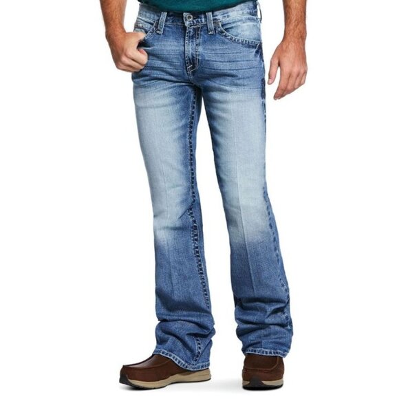 Arita M7 Slim Fit Stretch Straight Leg Size 30/32 Western Denim Jeans NWT - Picture 1 of 10